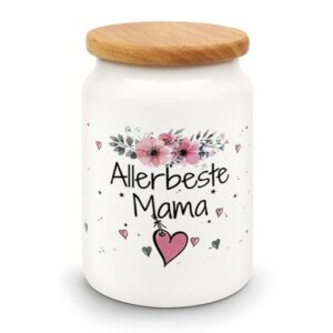 Dekorative Vorratsdose Allerbeste Mama" - eine besondere Geschenkidee für die liebste Mama der Welt. Gefüllt mit Mamas Lieblingskeksen ein schönes..."