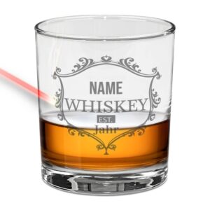 Verschenke hier ein individualisiertes Whiskyglas mit persönlicher Gravur. Ein besonderes Whisky Geschenk für Freunde