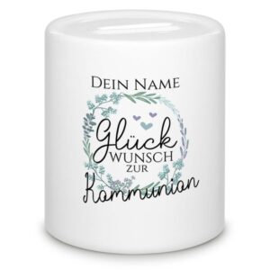 Ein Geschenk zur Kommunion soll her? Sinnvoll und praktisch soll es sein? Dann ist unsere liebevoll gestaltete und mit dem Namen des Kindes...