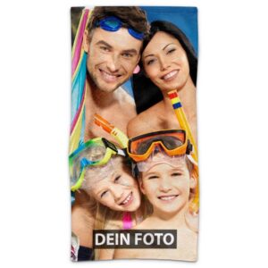 Ein Handtuch mit Foto ist etwas ganz Besonderes. Der beste Augenblick Deines letzten Urlaubs festgehalten auf einem Handtuch erinnert Dich stets an...