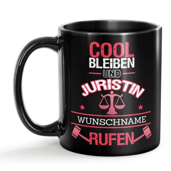 Unsere schwarze Keramik Berufe-Tasse wurde sorgfältig entworfen