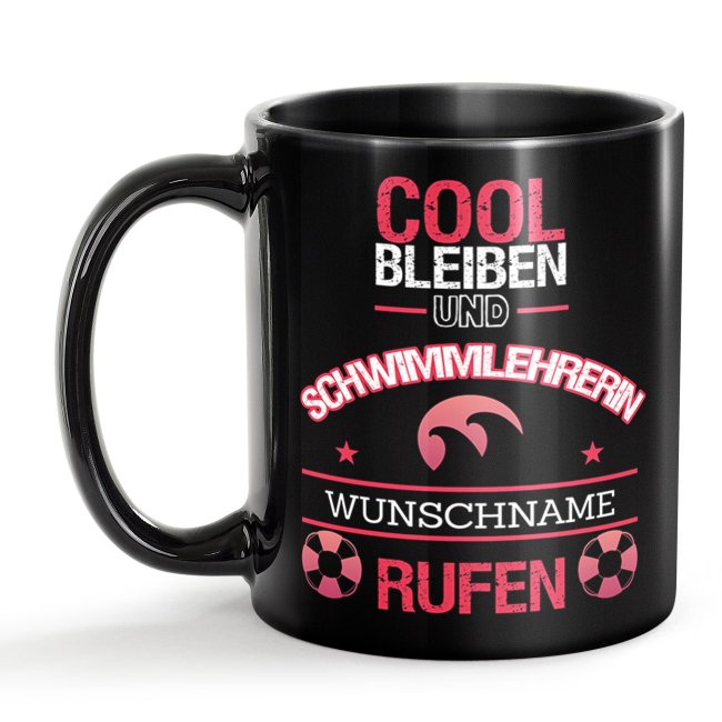 Unsere schwarze Keramik Berufe-Tasse wurde sorgfältig entworfen