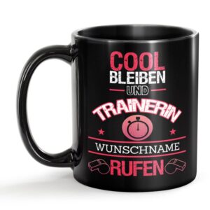 Unsere schwarze Keramik Berufe-Tasse wurde sorgfältig entworfen