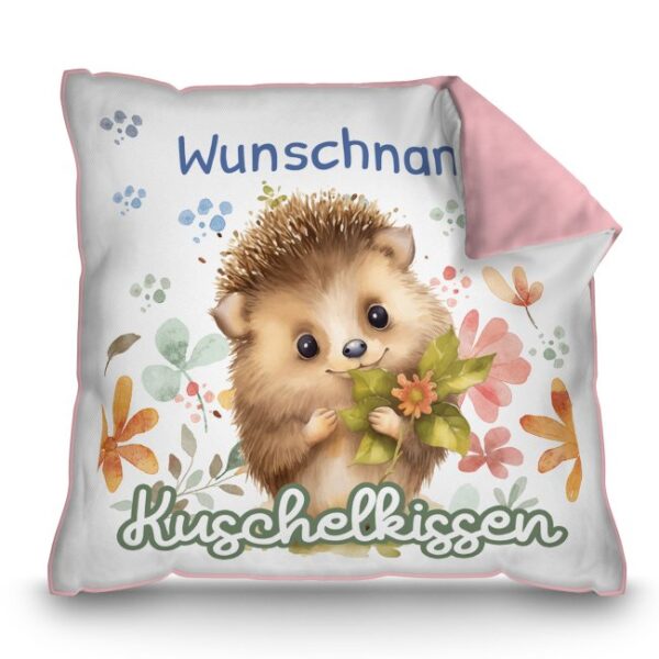 Unser rosanes Kissen mit süßem Tiermotiv - Igel - ist ein besonderes Highlight in jedem Kinderzimmer und lässt Kinderherzen höherschlagen. Das...