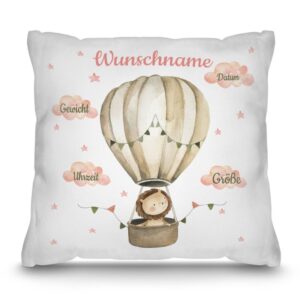 Süßes Geschenk zur Geburt für Mädchen - mit diesem Baby-Geschenk zur Geburt liegst Du garantiert richtig. Das liebevoll designte Fotokissen mit...