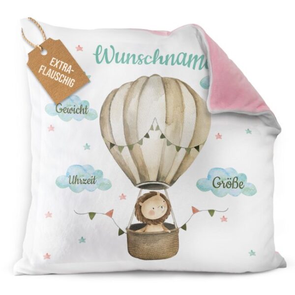 Süßes Geschenk zur Geburt für Jungen- mit diesem Baby-Geschenk zur Geburt liegst Du garantiert richtig. Das liebevoll designte Fotokissen mit süßem...