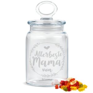 Du hast die allerbeste Mama und suchst das perfekte Geschenk für sie? Unsere personalisierte Keksdose aus Glas mit Namensgravur ist ein absoluter...