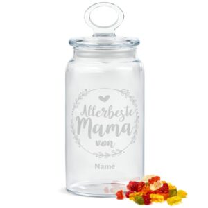 Du hast die allerbeste Mama und suchst das perfekte Geschenk für sie? Unsere personalisierte Keksdose aus Glas mit Namensgravur ist ein absoluter...