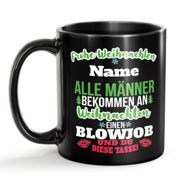 Du bist auf der Suche nach einem lustigen Weihnachtsgeschenk für deinen Partner oder Kumpels? Dann ist unsere hochwertige Keramiktasse in schwarz...