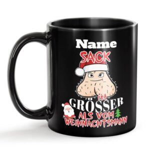 Du bist auf der Suche nach einem lustigen Weihnachtsgeschenk für deinen Partner oder Kumpels? Dann ist unsere hochwertige Keramiktasse in schwarz...