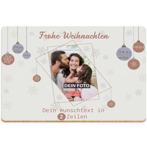 Das Platz-Set mit weihnachtlichem Motiv zum selbst Gestalten ist ein Hingucker auf jedem Esstisch in der Vorweihnachtszeit und auch ein ganz...