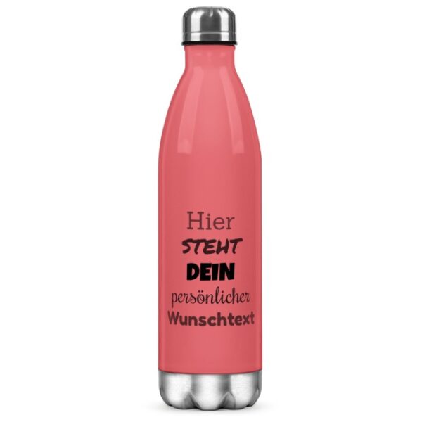 Du suchst ein persönliches Geschenk für deine Lieblingsmenschen - dann ist diese pinke Trinkflasche aus Edelstahl genau das Richtige. Verschenke...