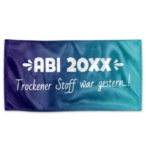 Lustiges Handtuch für den stolzen Abiturienten - ABI