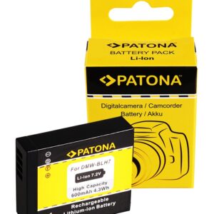 PATONA Akku f. Panasonic DMC-GM1 DMW-BLH7E GM1 BLH7E Mit diesem Li-Ionen AkkuPanasonic DMC-GM1 erwerben Sie ein Qualitätsprodukt der Marke PATONA. Alle Akkus sind nach