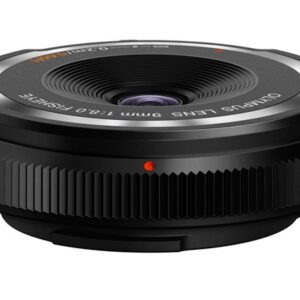 Dieses Olympus Body Cap Lens 9mm 8.0 Fisheye befindet sich im Topzustand. Es sind lediglich minimale Nutzspuren zu erkennen. Das optische System ist klar