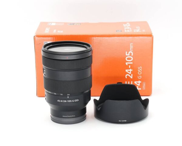 Dieses Sony FE 24-105mm Objektiv befindet sich technisch und optisch in fantastischem Zustand