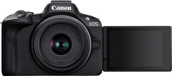 Canon EOS R50 + RF-S 18-45mm F4.5-6.3 IS STM Kit Systemkamera (RF-S 18-45mm F4.5-6.3 IS STM, 24,2 MP, Bluetooth, WLAN, inkl. RF-S Objektiv 18-45 IS) – Bild 4