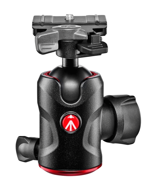 Manfrotto 496 Alu Kugelkopf Compact mit unabhängiger Friktionskontrolle Der 496 Aluminium Kugelkopf ermöglicht eine schnelle und präzise Kamerapositionierung für ambitionierte