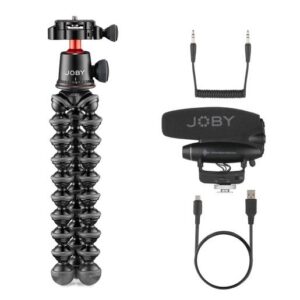 Haupteigenschaften • Wavo PRO-Mikrofon zur Kameramontage für professionelles Vlogging • GorillaPod 3K PRO aus Aluminium