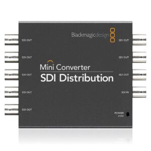 Ab sofort ist die gleichzeitige Verteilung von Signalen eines einzelnen SD- oder HD-SDI-Anschlusses an zu bis acht verschiedene SDI-Ausgänge möglich Sie erhalten ein echtes