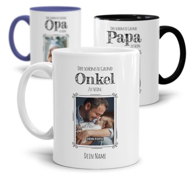 Personalisierte Tasse mit Foto für alle Männer