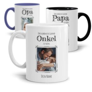 Personalisierte Tasse mit Foto für alle Männer