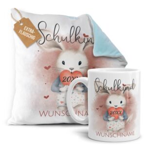 Du bist auf der Suche nach einem passenden Geschenk zur Einschulung? Dann liegst du mit diesem Geschenk-Set bedruckt mit süßem Tiermotiv -Koala-...