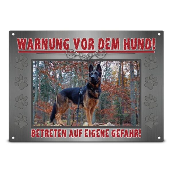 Personalisierbares Türschild für Hundebesitzer - lustiges