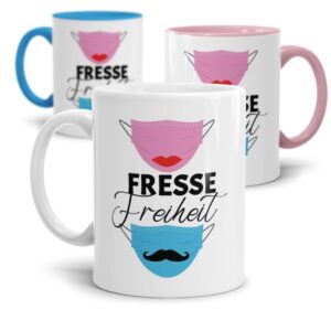 Brandaktuelle und doppeldeutige Statement Tasse