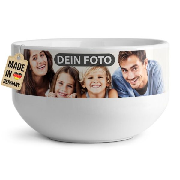 Eine eigene Müslischale für Müslifans! Hier könnt Ihr eure persönliche Müslischale personalisieren - einfach auf Jetzt gestalten" klicken und los..."