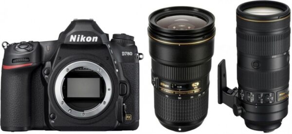 Nikon D780 + AF-S 24-70mm f2,8E ED VR + AF-S 70-200mm f2,8E FL ED VR - nach 700 EUR Nikon Winter Sofortrabatt