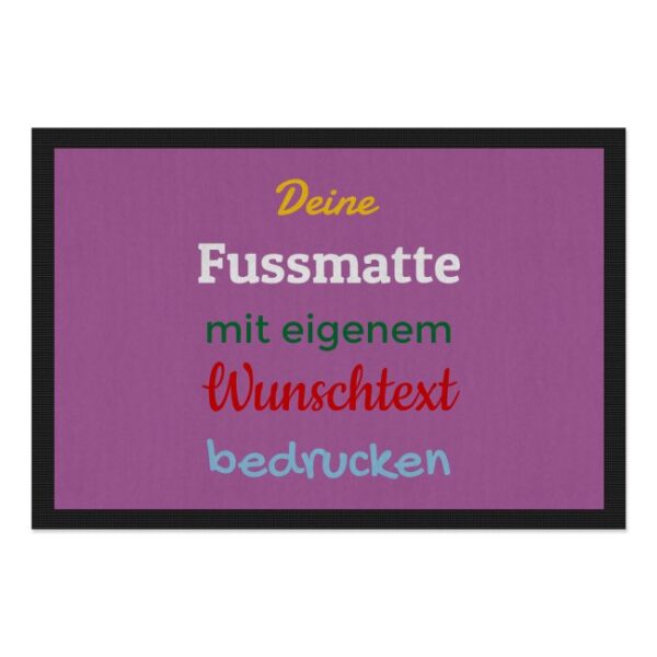 Entrez-vous und Herzlich willkommen bei uns! Langweilige Fußmatten sind längst out - Das findest du auch? Dann gestalte in unserem Designer deine...