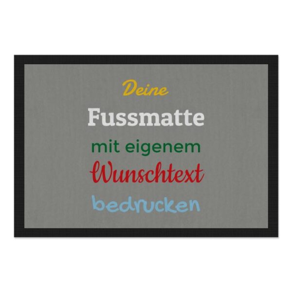 Entrez-vous und Herzlich willkommen bei uns! Langweilige Fußmatten sind längst out - Das findest du auch? Dann gestalte in unserem Designer deine...