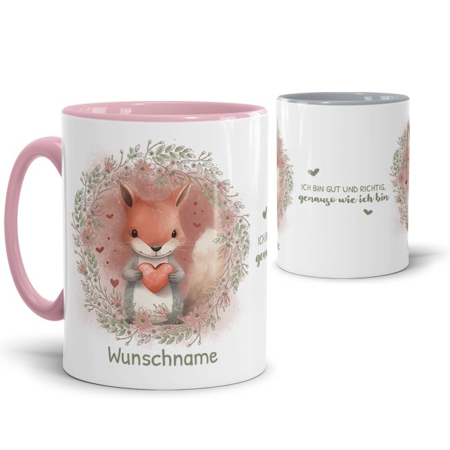 Unsere Tasse mit liebevoll gestaltetem und süßem Tiermotiv ist das perfekte Geschenk für Mädchen und Jungs. Ob zur Einschulung