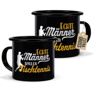 Du bist auf der Suche nach einem besonderen Geschenk für einen echten Tischtennis-Fan? Dann ist diese besondere Tischtennis-Tasse aus schwarzer...