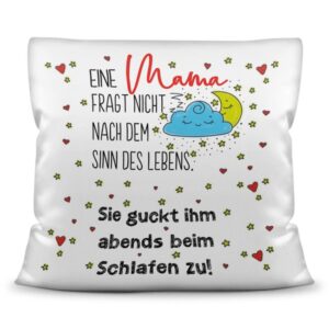 Liebevoll gestaltetes Spruchkissen für Mama und für Kinder. Ideal geeignet als Geschenk von Mama für Sohn oder Tochter oder als Geschenk-Idee für...