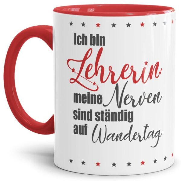 Diese Spruchtasse ist das perfekte Geschenk für die Lehrerin zum Abschied oder zum Schulwechsel. Verschenke die hochwertige Keramiktasse mit Spruch...