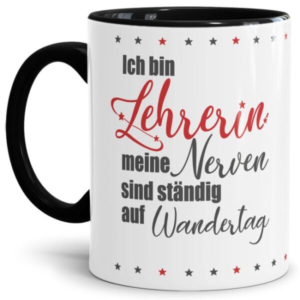 Diese Spruchtasse ist das perfekte Geschenk für die Lehrerin zum Abschied oder zum Schulwechsel. Verschenke die hochwertige Keramiktasse mit Spruch...