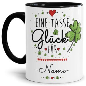 Glück kann man im Leben nie genug haben! Verschenke doch mal eine Tasse voller Glück für Deinen Lieblingsmenschen - den besten Freund