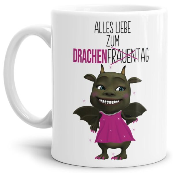 Freche Tasse als kleines Geschenk zum Frauentag - Verschenke diese witzige Tasse als kleine Aufmerksamkeit an diesem besonderen Tag. Die lustige...