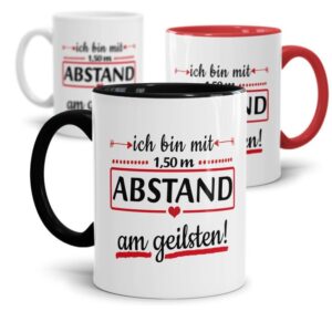 Lustige Keramiktasse zum Thema 1